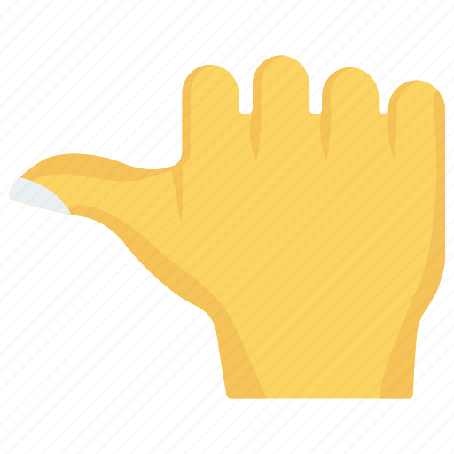 Arrow, gesture, hand, interactive, thumb icon - Download on Iconfinder