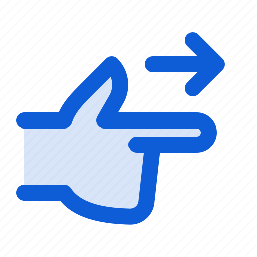 Hand, pointing, right, finger, gesture, forefinger icon - Download on Iconfinder