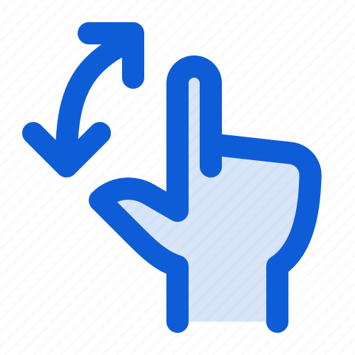 Hand, rotate, gesture, touch, finger icon - Download on Iconfinder