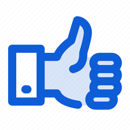 Hand, thumb, up, fingers, gesture, like icon - Download on Iconfinder