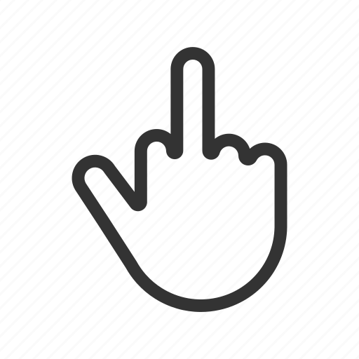 Fuck off, fuck you, gesture, hand, middle finger icon - Download on Iconfinder