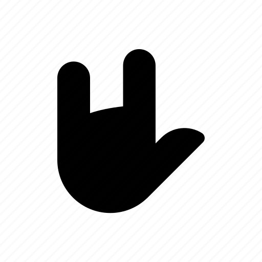 Devil horns, finger, gesture, hand, i love you, rock and roll, sign language icon - Download on Iconfinder