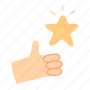 favorite, rate, star, rating, thumbs, up