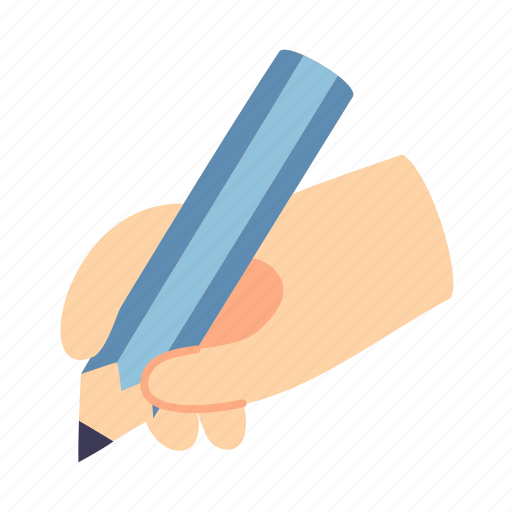 Hand, pen, writing, draw, pencil icon - Download on Iconfinder
