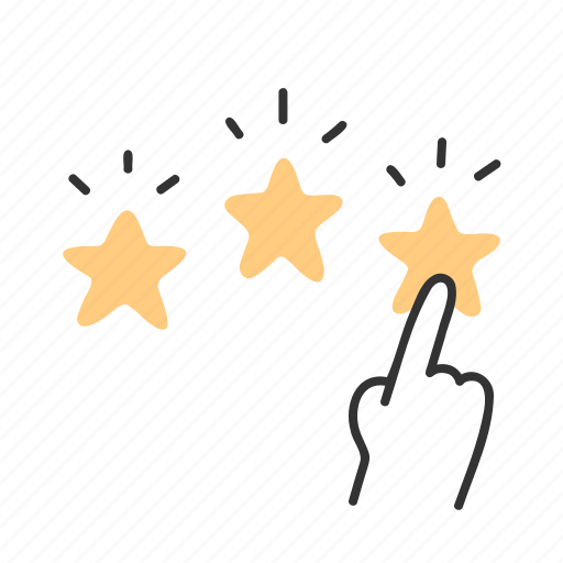 Hand, rate, star, vote, review icon - Download on Iconfinder