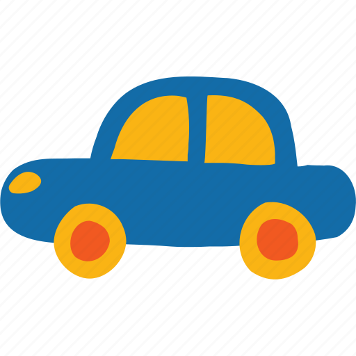 Car, vehicle, transport, hand painted icon - Download on Iconfinder