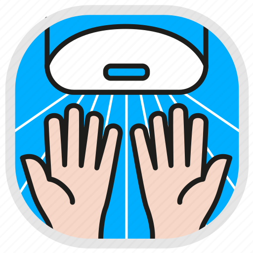 Coronavirus, hand dryer, handwash, health, healthy, hygiene, washing icon - Download on Iconfinder