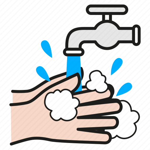 Coronavirus, hand, health, hygiene, wash, washing, water icon - Download on Iconfinder