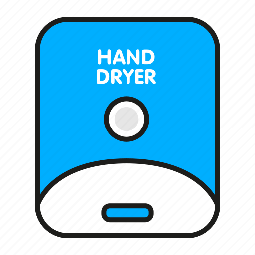 Coronavirus, hand, hand dryer, health, hygiene, wash, washing icon - Download on Iconfinder