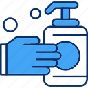 clean, hand, soap, washing