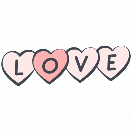 Inscription, love, love graffiti, lovely, valentine, valentine's day icon - Download on Iconfinder