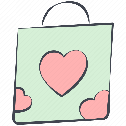 Love, love bag, lovely, shopping bag, valentine, valentine's day icon - Download on Iconfinder