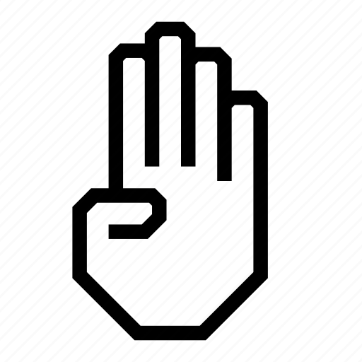 Fingers, four, hand icon - Download on Iconfinder