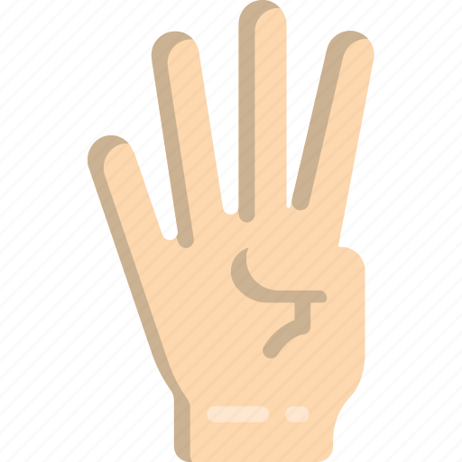 Count, finger, four icon - Download on Iconfinder