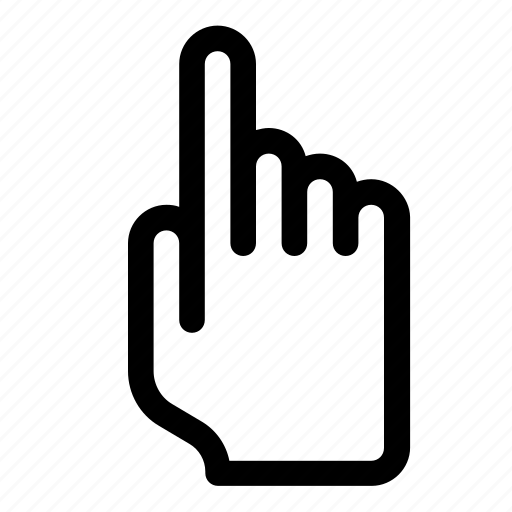 Cursor, direction, finger, gesture, hand, navigation, pointer icon - Download on Iconfinder