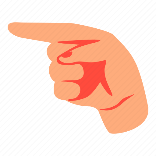 Pointed, pointing, fingers, gestures, hand, gesture icon - Download on Iconfinder