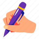 writing, hand, write, pencil, gestures, gesture