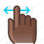 control, fingers, gesture, hand, horizontal, slide 