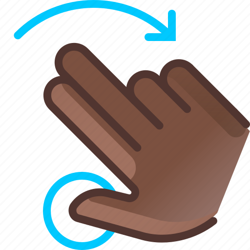 Gesture, hand, hold, right, rotation, turn icon - Download on Iconfinder