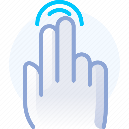 Control, double, fingers, gesture, hand, tap icon - Download on Iconfinder