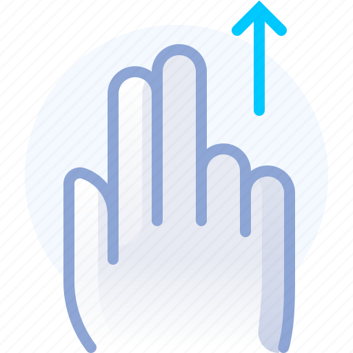 Control, gesture, hand, scroll, up, vertical icon - Download on Iconfinder