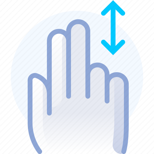 Control, fingers, gesture, hand, scroll, vertical icon - Download on Iconfinder