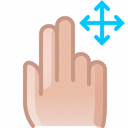 Control, fingers, gesture, hand, move icon - Download on Iconfinder