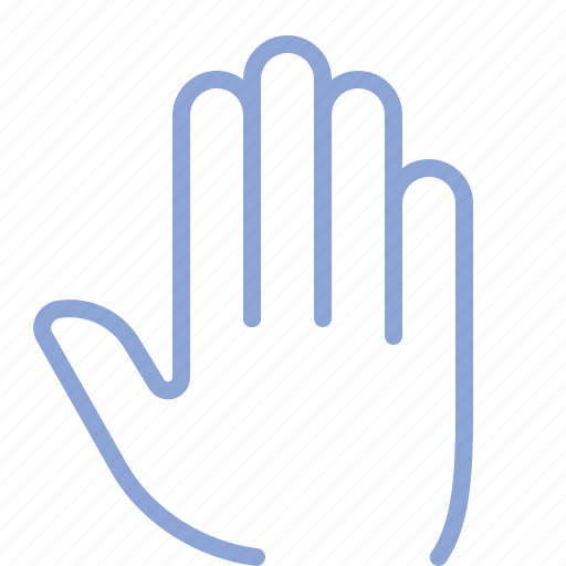 Fingers, gesture, hand, hold, stop, touch icon - Download on Iconfinder