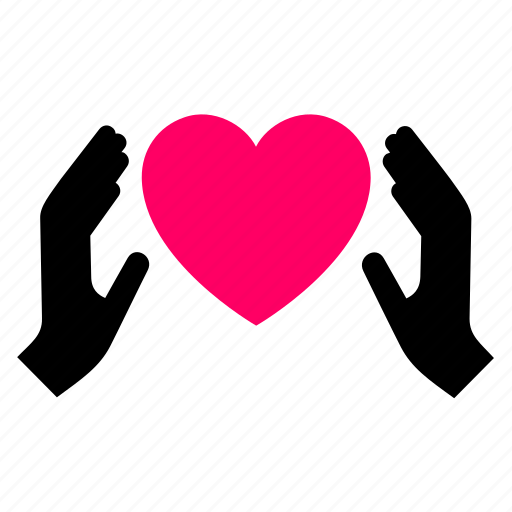 Charity, hand, heart, love icon - Download on Iconfinder
