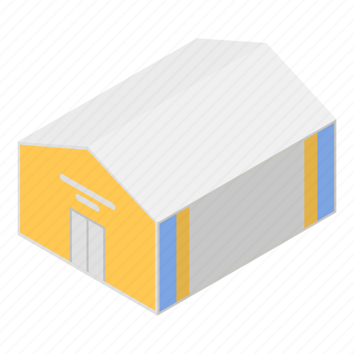 Business, cartoon, city, hangar, house, isometric, office icon - Download on Iconfinder
