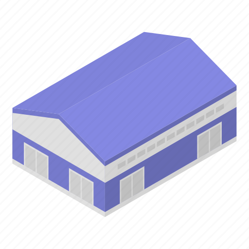 Business, cartoon, city, hangar, house, isometric, tree icon - Download on Iconfinder