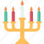 menorah, candelabra, hanukkah, candles, lamp 