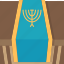 table, runner, cloth, hanukkah, decoration 