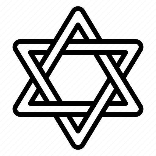 David, hebrew, hexagram, israel, israeli, jerusalem, star icon - Download on Iconfinder