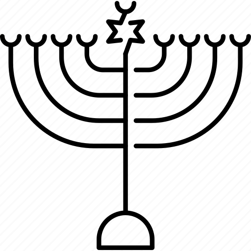 Candle, candles, chanukiah, hanukkah, menorah, сandelabrum icon - Download on Iconfinder