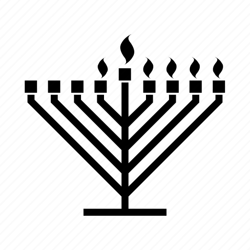 Candelabrum, candles, hanukkah, hanukkiah, jewish, judaism, menorah icon - Download on Iconfinder