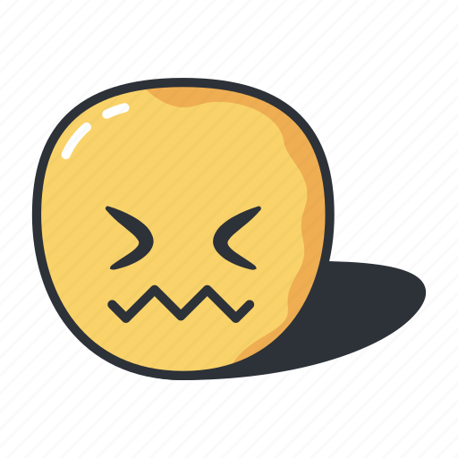 Confounded, emoji, emoticon, emotion, frustrated icon - Download on Iconfinder