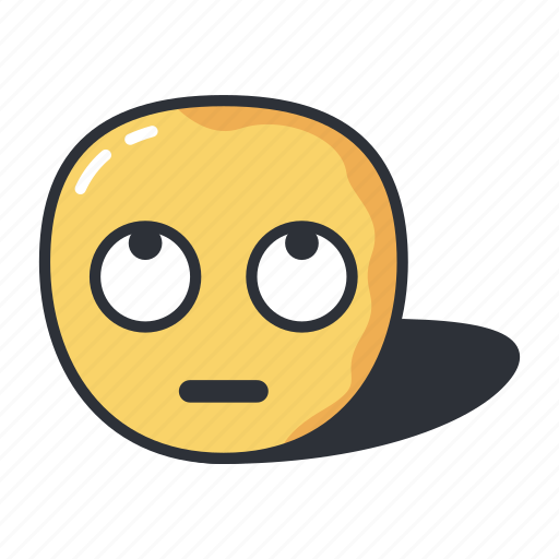 Download Emoji, emoticon, emoticons, eye, rolling, view icon