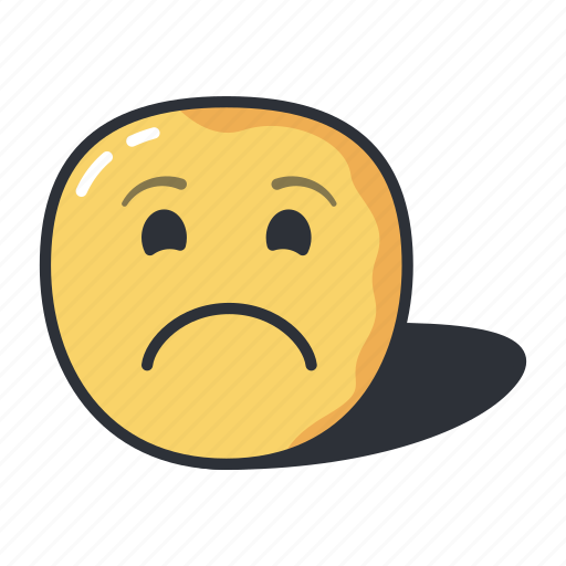 Emoji, frown, avatar, emoticon, sad, user icon - Download on Iconfinder