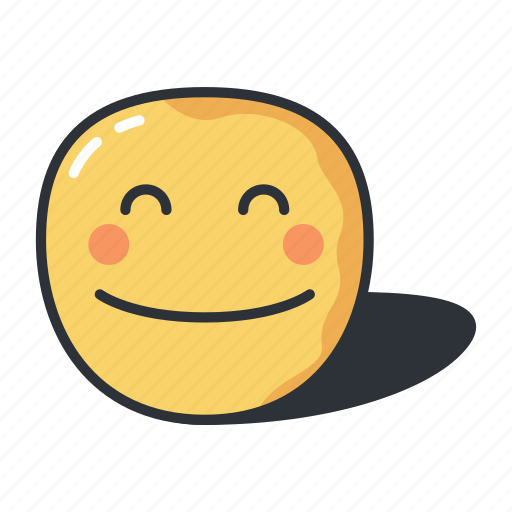 Emoji, pleasant, smile, emoticon, smiley icon - Download on Iconfinder