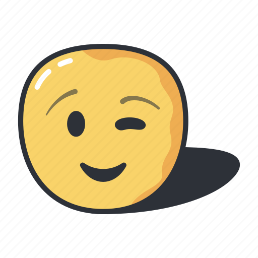 Emoji, wink, emoticons, feeling, smiley icon - Download on Iconfinder