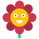 happy, flower, flowers, smile, plant
