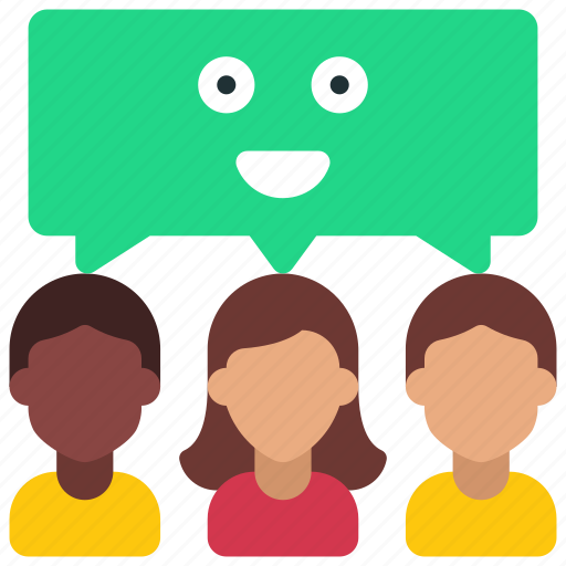 Happy, group, feedback, smile, review, people icon - Download on Iconfinder