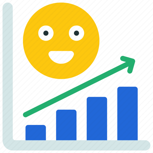 Happy, increase, chart, meter, satisfaction icon - Download on Iconfinder