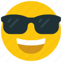 sunglasses, smile, emoji, shades, smiley