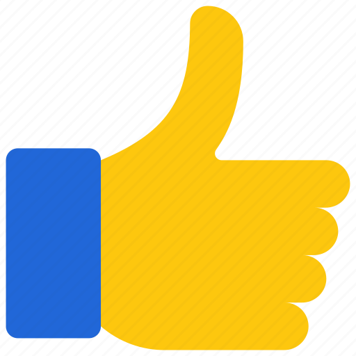 Thumbs, up, like, favourite, liked, hand icon - Download on Iconfinder
