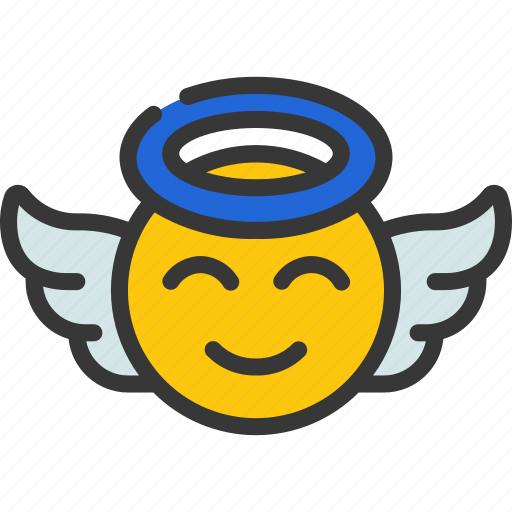 Angel, emoji, halo, smiley, face icon - Download on Iconfinder