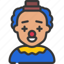 clown, avatar, clowns, person, happy
