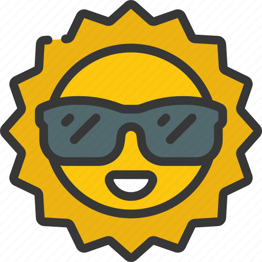 Cool, happy, sunshine, sun, sunglasses icon - Download on Iconfinder