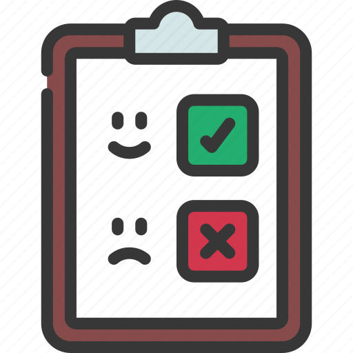 Happy, and, sad, checklist, smile icon - Download on Iconfinder